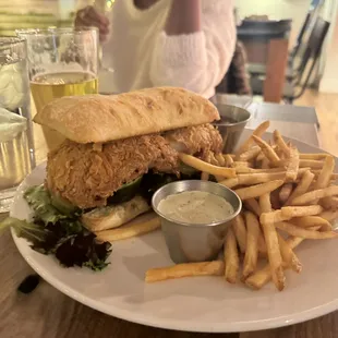 Fried Grouper Sandwiches
