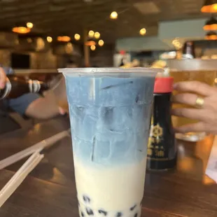 Butterfly pea boba