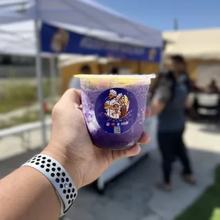 Ube ice scramble