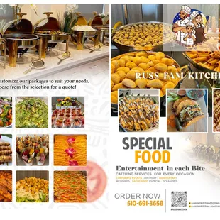 Catering menu