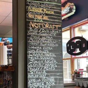 Beer list