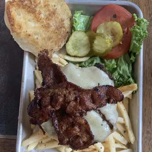 Mushroom Swiss Burger