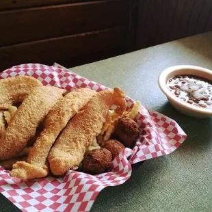 Hand breaded catfish, the best around