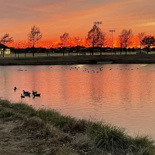 Sunday Sunset walk - nice, wide, flat, paved trails