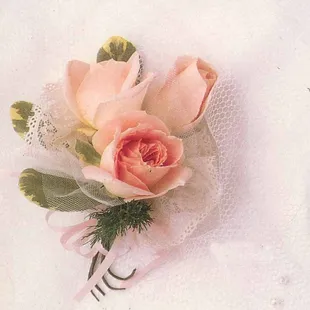 Wrist corsages as well as for the shoulder.