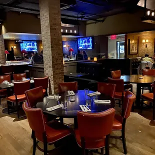 Downstairs dining area