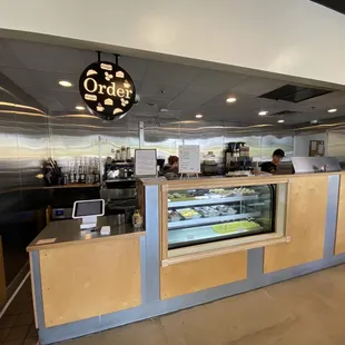 Front register and bakery case.