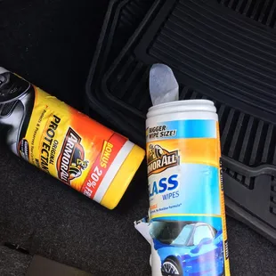 Lid broken off and you can see how torn the label is. No care given to personal possessions.