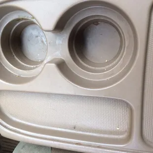 I went to the car wash to have this cleaned. Clearly they don't take the time to look to see if they'd done their job.