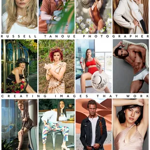 Professional modeling portfolio shoots by Russell Tanoue
By appointment only:  email booking@rtfoto.com
For more images visit www.rtfoto.com