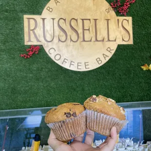 Banana chocolate &amp; gluten-free banana nut.