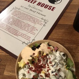 Salad bar was worth the stop in and of itself