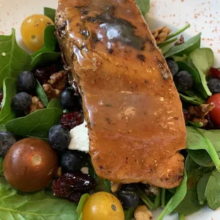 Grilled Salmon Salad