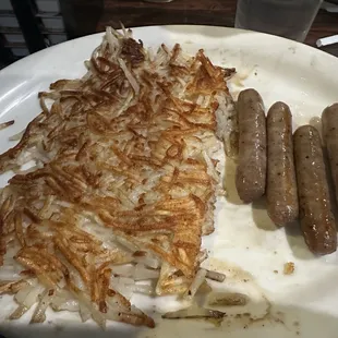 Hashbrowns &amp; Sausage