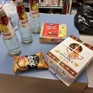 Assorted groceries