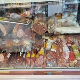 Sausages etc.  What a selection