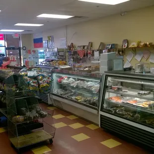 a grocery store with a wide selection of food
