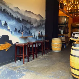 Russian Ridge Winery
 Barrel Room Mural