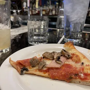 The New Yorker Slice at the well stocked bar