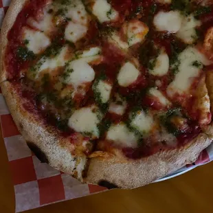 pizza, food