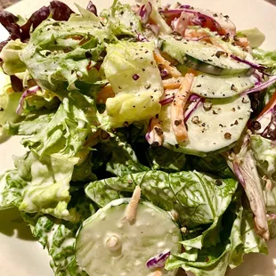 House Salad with White French Dressing
