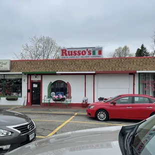 Outside the entrance