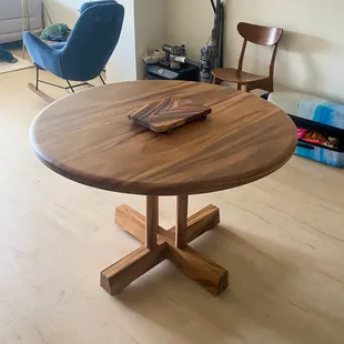 Monkeypod kitchen table