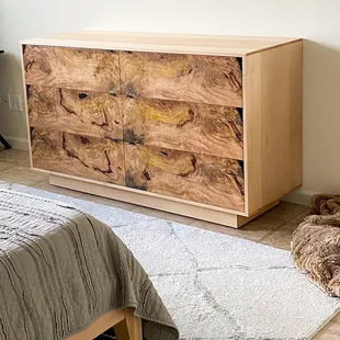 Mango and maple dresser