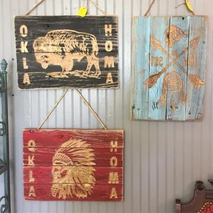 Local hand carved signs!!!