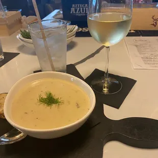 Mushrooms Brie Bisque