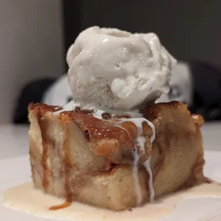 Coquito Bread Pudding