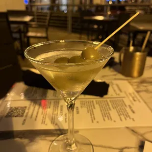 Dirty martini
