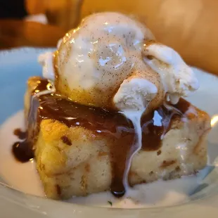 Coquito Bread Pudding
