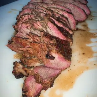 Smoked and seared Tri tip