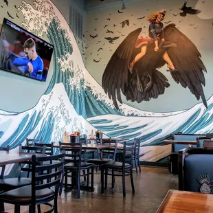 Dining Area at Rusted Crow