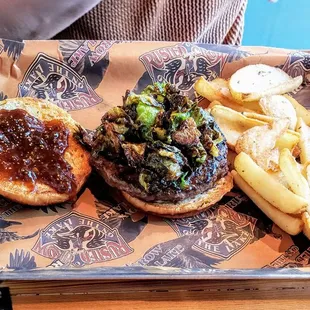 PB&amp;J Burger at Rusted Crow