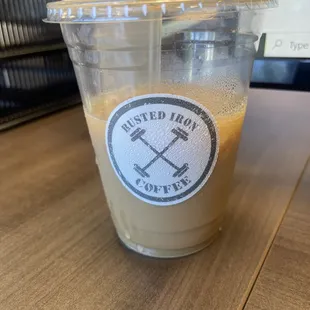 The toffee nut and cookie butter latte