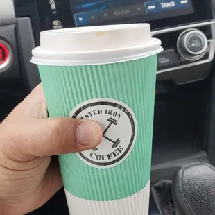 Nothing like a nice warm cup of coffee on a cold morning.