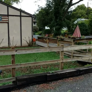 Coming in from the parking lot