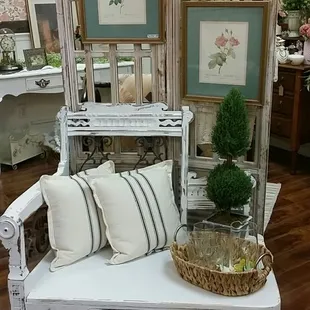 Uniquely made for a front porch, patio or even an entry way! It's a one-of-a-kind!