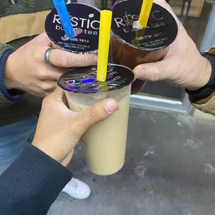Pineapple milk tea  Milk tea  Mango tea