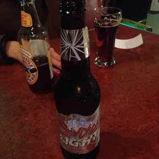 Decent bottle selection.