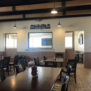 Midland Room - great enclosed space for larger private dining groups.