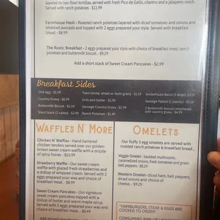 Breakfast Menu