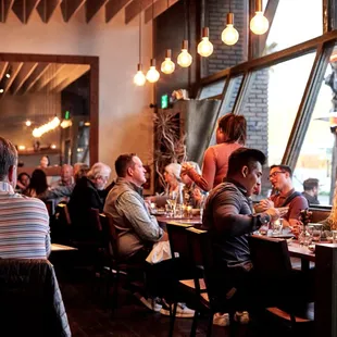 Guests in our main dining room