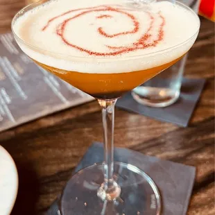 Upside Down Pineapple Martini