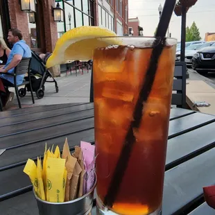 Brewed tea...