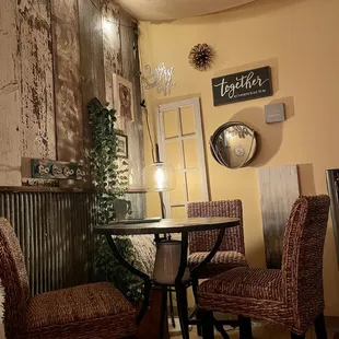 A little rustic meets glam