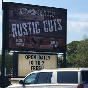 Main sign from the highway