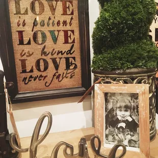 Cute "Love" Decor